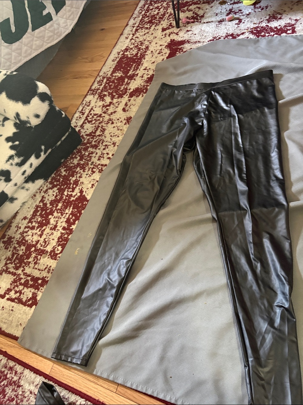 Primark Black Faux Leather Leggings